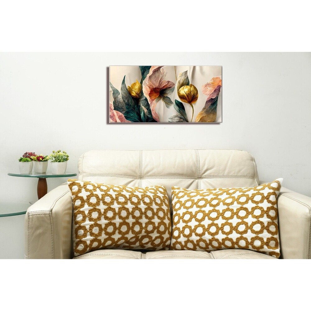 2 PCS Patchwork Cushion Cover Rectangle Throw Pillow Case Sofa Home Decor 278932